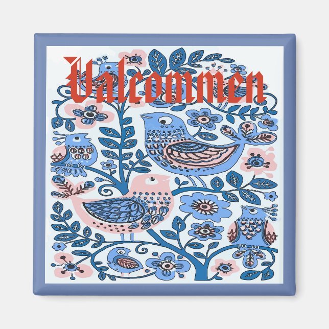 Imán Valkomen, Suecia, editar texto (Frente)