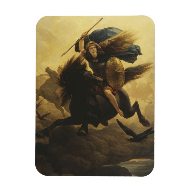Imán Valkyrie, 1865 (aceite sobre lienzo) (Vertical)