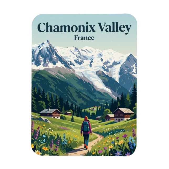 Imán Valle de Chamonix Francia (Vertical)