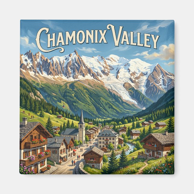 Imán Valle de Chamonix Francia (Frente)
