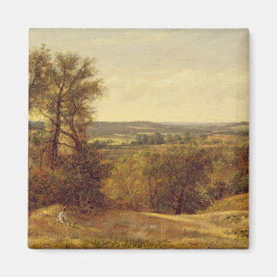 Imán Valle de John Constable el   Dedham, c.1802