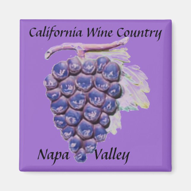 Imán Valle de Napa, País Vino de California (Frente)