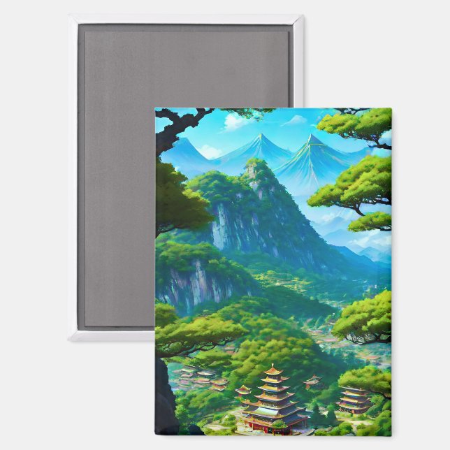 Imán Valle del Palacio Chino (Anverso/Reverso)