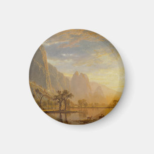 Imán Valle del Yosemite (1864) - Albert Bierstadt