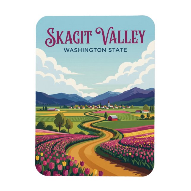 Imán Valle Skagit EE. UU. (Vertical)