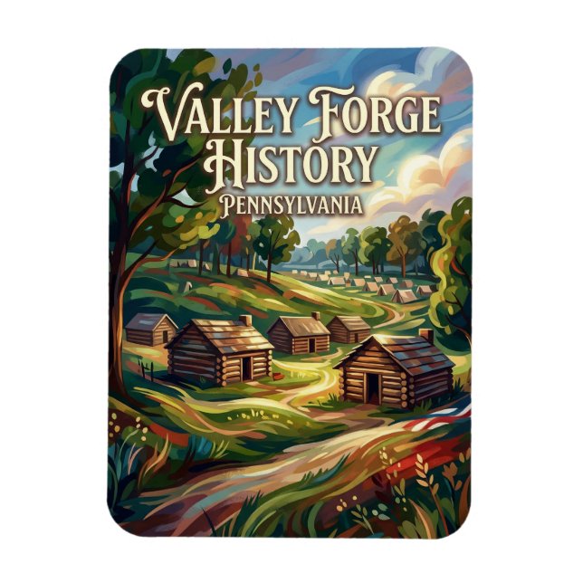 Imán Valley Forge Parque Histórico Nacional Pensilvania (Vertical)