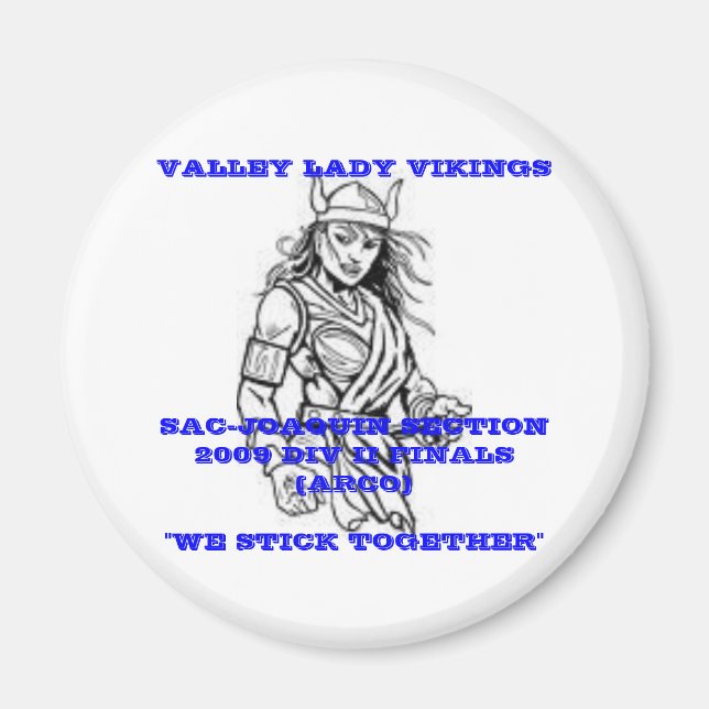 Imán Valley Lady Vikings Magnet (Frente)