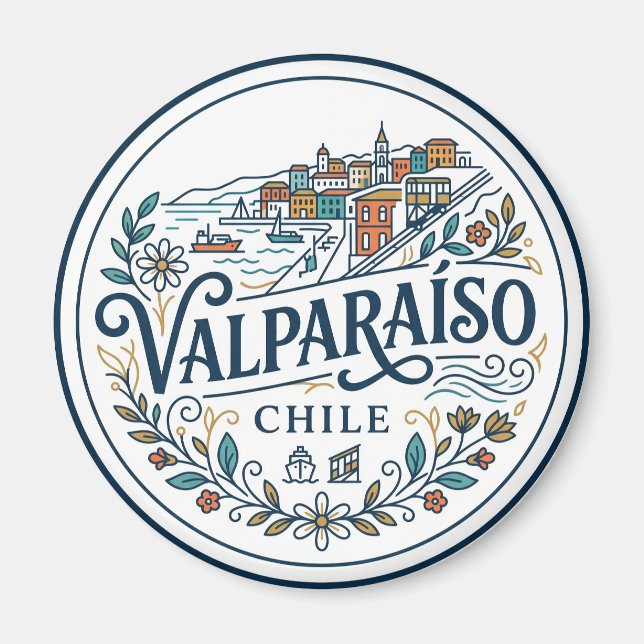 Imán Valparaíso Chile (Frente)