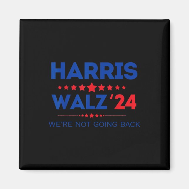 Imán Vals No Vamos A Regresar Kamala Harris 2024 (Frente)