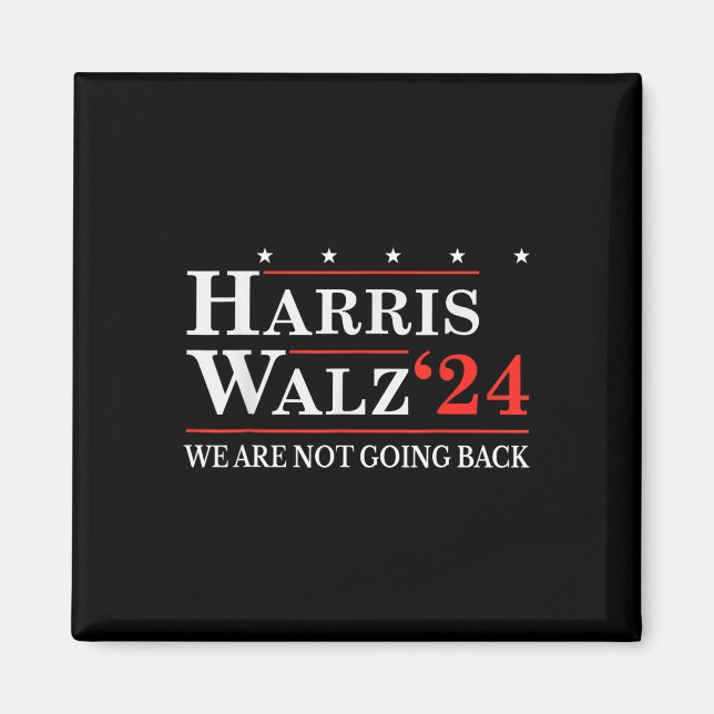 Imán Vals No Volvemos Atrás Kamala Harris 2024 2  (Frente)