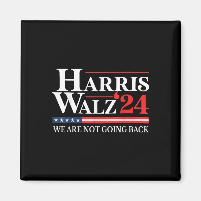 Imán Vals No Volveremos Kamala Harris 2024 1 (Frente)
