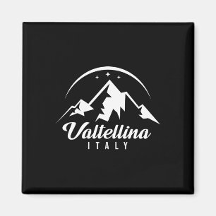 Imán Valtellina Italia Estación de Esquí Esquí Esquí en