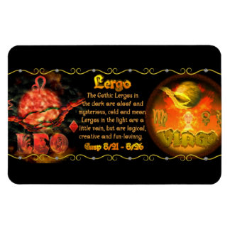 Imán Valxart Gothic zodiac nacido Leo Virgo Cusp