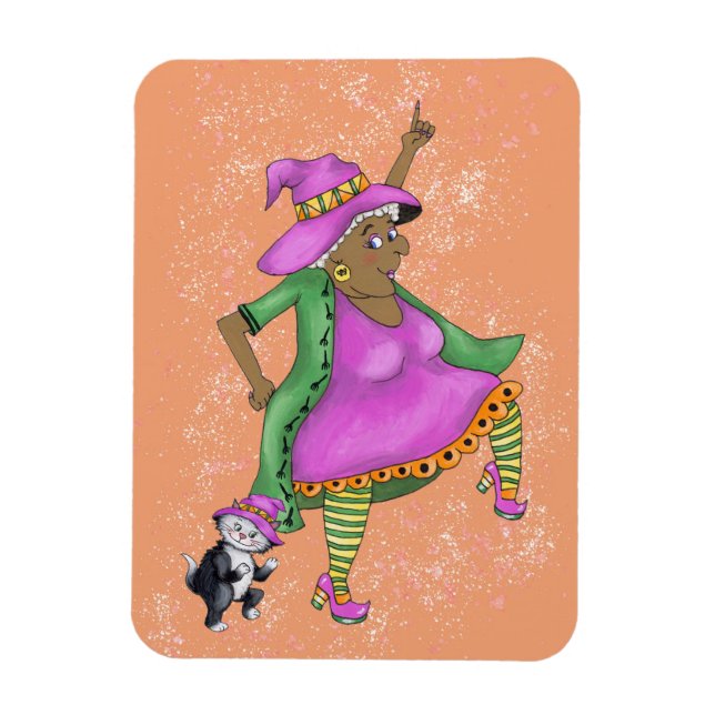 Imán Vamos a Boo-gie Bruja  (Vertical)