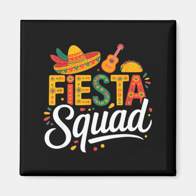 Imán Vamos a fiesta méxico fiesta equipo cinco de mayo  (Frente)