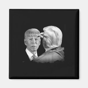 Imán Vamos Brandon Trump Escribe En Bidens Forehead
