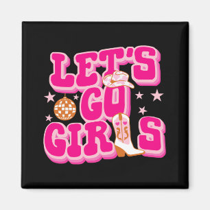 Imán Vamos Chicas Vaqueras Disco de Soltera a Juego