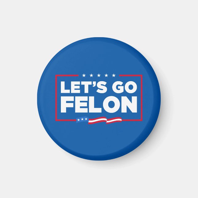Imán Vamos Felon contra Trump (Frente)