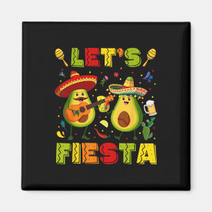 Imán Vamos Fiesta Aguacate Y Tacos Cinco De Mayo Hombre