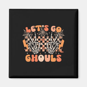 Imán Vamos Ghouls Halloween Skeleton Costume Retro G