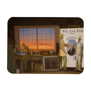 Imán "Vamos para la unión", c.1840-1850 (el aceite en