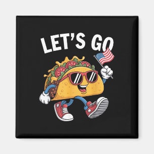 Imán Vamos Taco Divertido Trump Siempre se Rinde _13