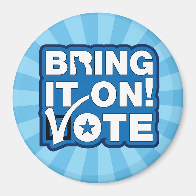 Imán ¡Vamos! VOTACIÓN (Frente)