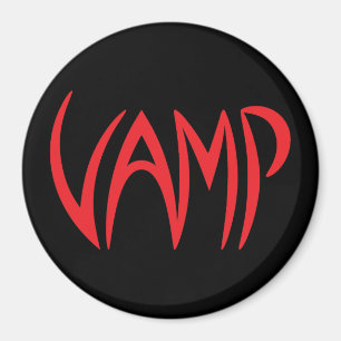 Imán Vamp Text (Black/Red) Version