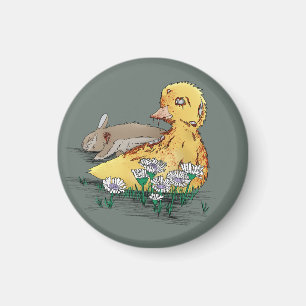 Imán Vampire-Zombie Easter Duckling
