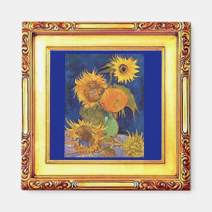 Imán Van Gogh - 5 girasoles