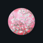 Imán Van Gogh Almond Blossoms Azul rosa<br><div class="desc">Flores de almendra de Vincent Van Gogh alteración del color copyright 2Sweet4wordsDesigns/ PureVintage Love Get the beauof the love Almond Blossom de Van Gogh en los colores que le coinciden. vincent van gogh, van gogh, almendras, flores, floral, bonito, hermosa, almendras, Vincent Van Gogh, Van Gogh, impresionismo, clásico, arte, arte, flores,...</div>