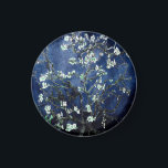 Imán Van Gogh Almond Blossoms Midnight Blue<br><div class="desc">Flores de almendras de Vincent Van Gogh alteración del color copyright 2Sweet4wordsDiseños/ PureVintage Love Consiga la belleza de la querida Florencia de Almendros de Van Gogh en los colores que concuerdan con su casa.</div>