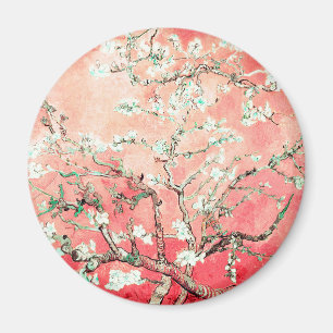 Imán Van Gogh Almond Blossoms Peach