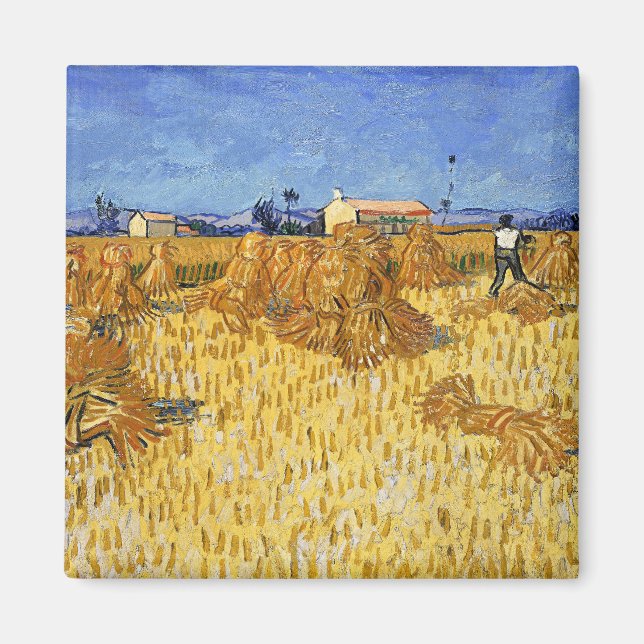 Imán Van Gogh - Cosecha en Provenza (Frente)