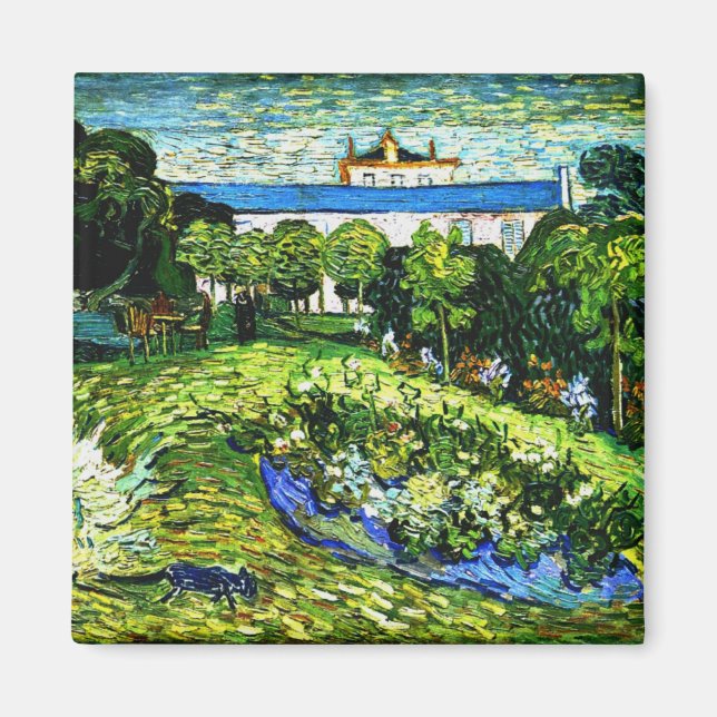 Imán Van Gogh - Daubigny's Garden, famous painting, (Frente)
