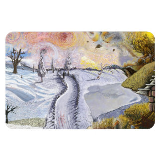 Imán Van Gogh: El paisaje invernal