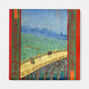 Imán Van Gogh El puente en la lluvia después de Hirosh