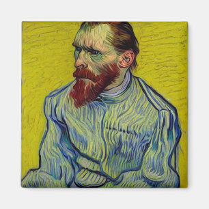 Imán Van Gogh en camisa de fuerza abierta - Amarillo