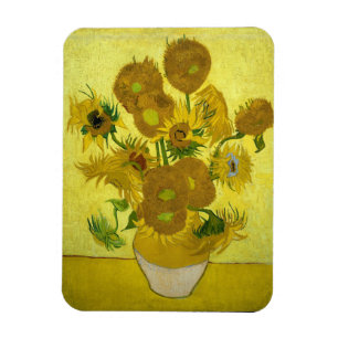 Imán Van Gogh - girasoles, cuarta versión, repetición