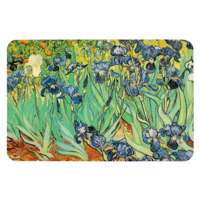 Imán Van Gogh Irises (Horizontal)