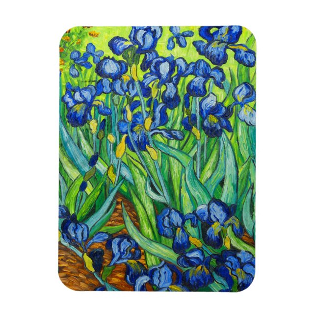 Imán Van Gogh Irises (Vertical)
