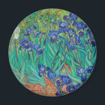 Imán Van Gogh Irises. Impresionismo de la naturaleza fl<br><div class="desc">Van Gogh imán "Irises". El arte del impresionismo floral azul.</div>