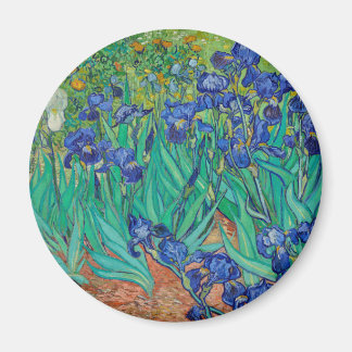 Imán Van Gogh Irises. Impresionismo de la naturaleza fl