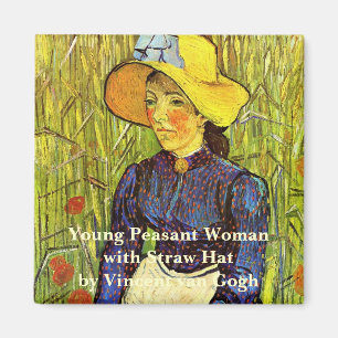 Imán Van Gogh, Joven campesina con sombrero de paja