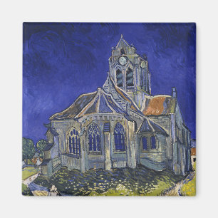 Imán Van Gogh La Iglesia en Auvers Cielo Azul Arte