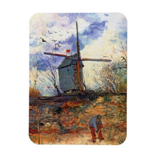 Imán Van Gogh - Le Moulin De La Galette Windmill