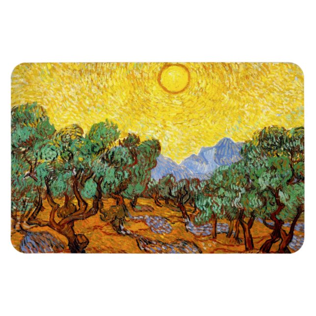 Imán Van Gogh Olive Trees Magnet (Horizontal)