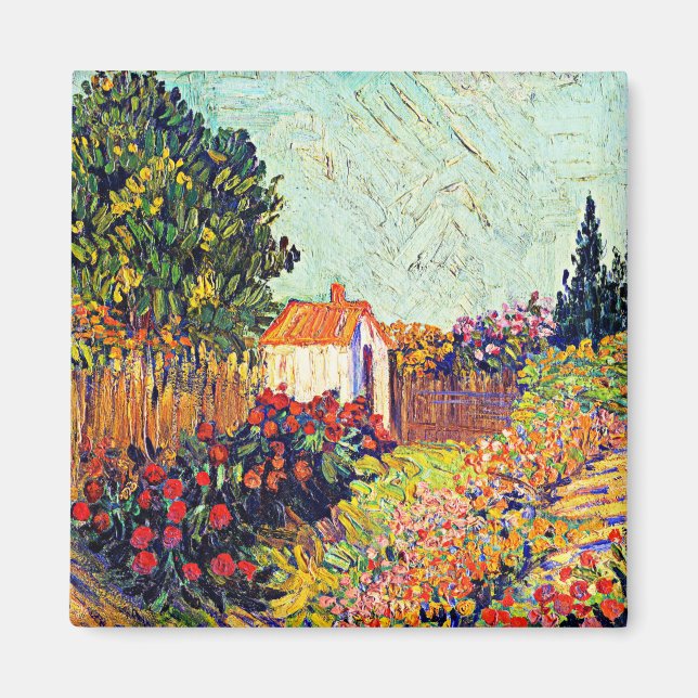 Imán Van Gogh - Paisaje, obras de arte famosas, (Frente)