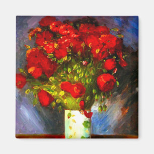 Imán Van Gogh Red Poppies