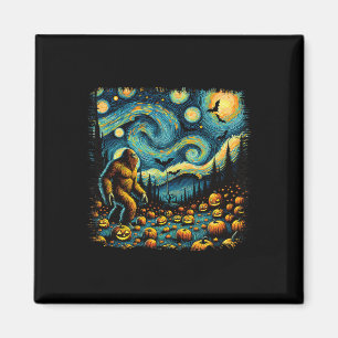 Imán Van Gogh Starry Night Halloween Big Fompkin